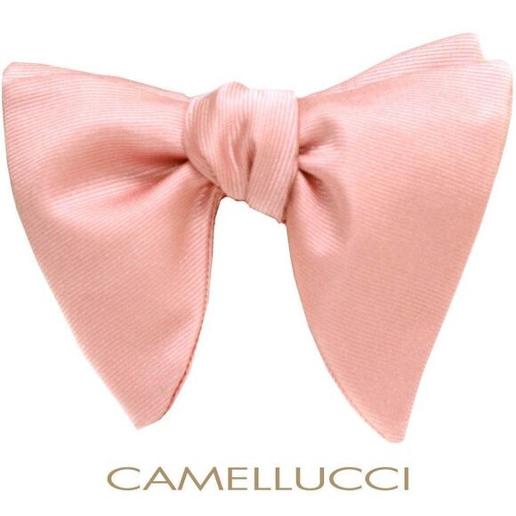 Big Butterfly Pink Self-tied Bow tie - Picture 1 of 3
